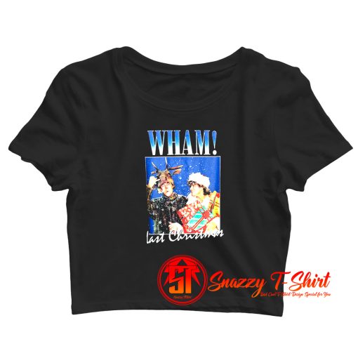 Vintage Last Christmas 1984 Wham Crop Top Shirt