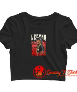 Vintage Legend Nipsey Hussle Rapper Crop Top Shirt