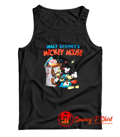 Vintage Minnie And Mickey Graphic Tank Top