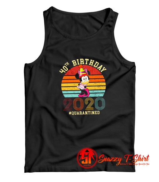 Vintage Minnie Mouse 40 Years Old Quarantine Tank Top