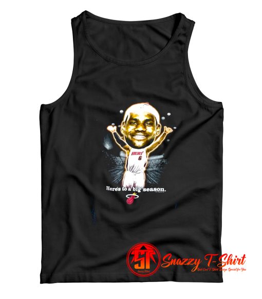 Vintage NBA LeBron James Caricature Tank Top