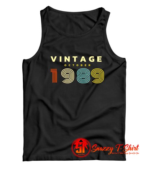 Vintage October 1989 Tank Top