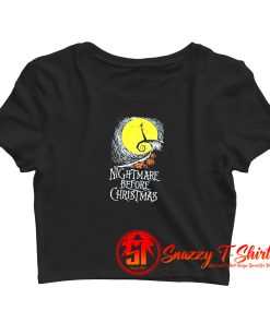 Vintage Official Nightmare Before Christmas Crop Top Shirt