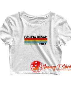 Vintage Pacific Beach Crop Top Shirt