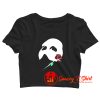 Vintage Phantom Of The Opera Mask 1986 Glow In Dark Crop Top Shirt