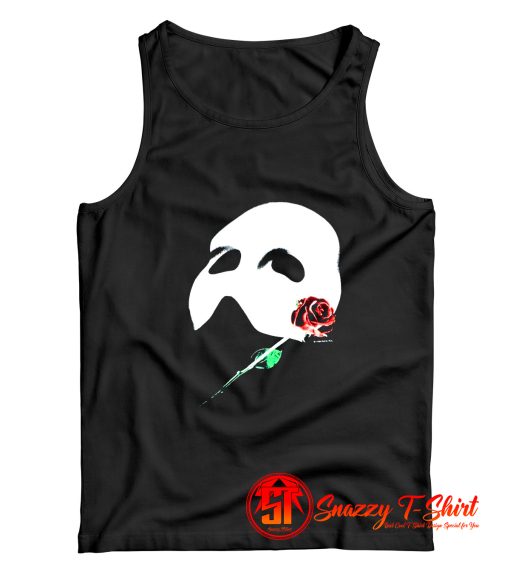 Vintage Phantom Of The Opera Mask 1986 Glow In Dark Tank Top