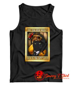 Vintage Pilot Mike Echo Oscar Whisky Tank Top