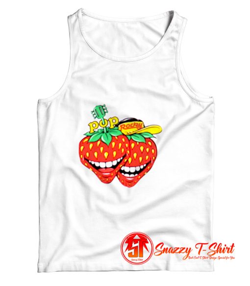 Vintage Pop Rocky Strawberry Magazine Tank Top