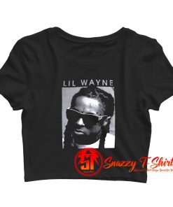 Vintage Pose Lil Wayne Photo Crop Top Shirt