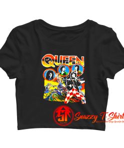 Vintage Queen 1978 Tour Crop Top Shirt