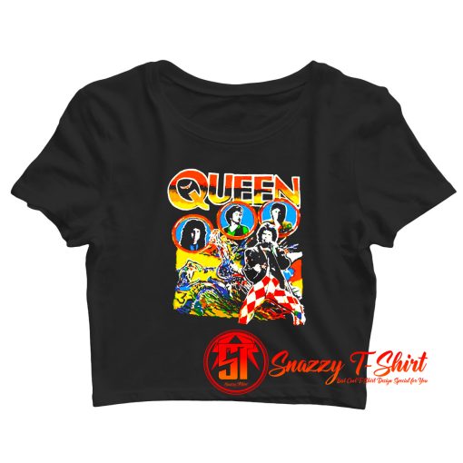 Vintage Queen 1978 Tour Crop Top Shirt