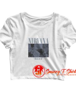 Vintage Rare Nirvana Bleach Kurt Cobain Crop Top Shirt