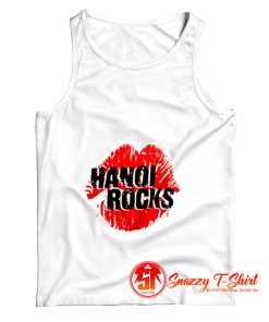 Vintage Red Lip Hanoi Rocks Graphic Tank Top