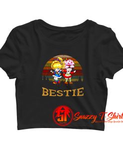 Vintage Retro Bestie Strawberry Shortcake Crop Top Shirt