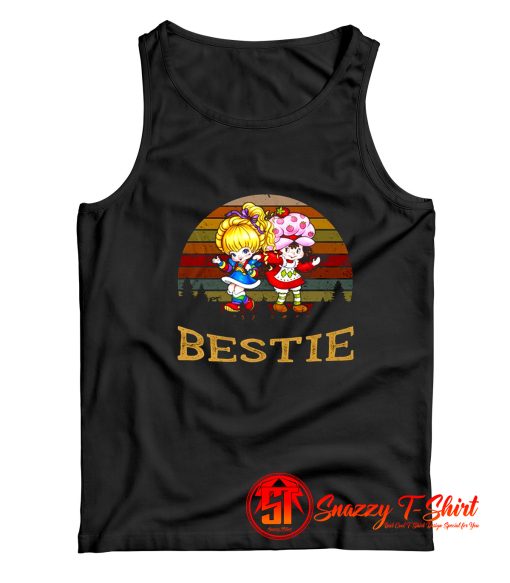 Vintage Retro Bestie Strawberry Shortcake Tank Top