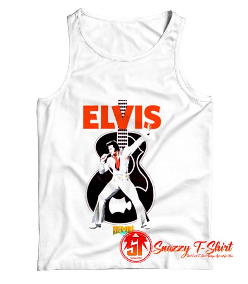 Vintage Retro Elvis Presley Ringer Tank Top