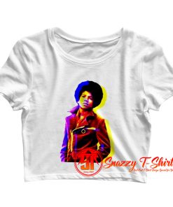 Vintage Retro Michael Jackson Crop Top Shirt