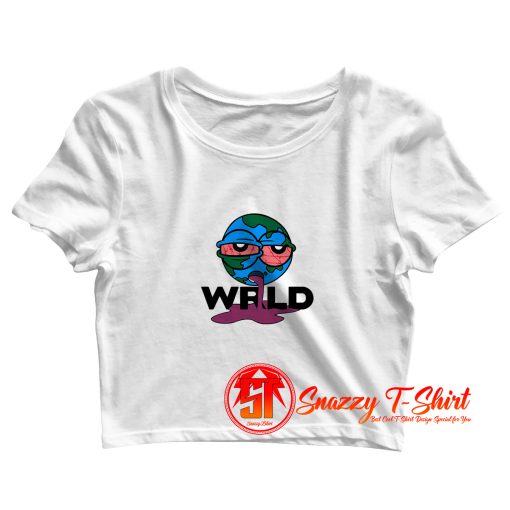 Vintage Sick Juice Wrld Graphic Crop Top Shirt