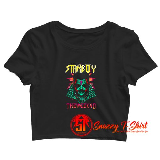 Vintage Starboy The Weeknd Crop Top Shirt