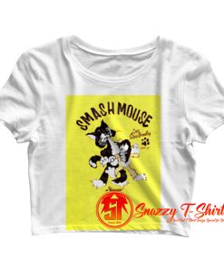 Vintage Sumie Sakai Smash Mouse Crop Top Shirt