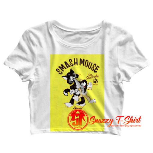 Vintage Sumie Sakai Smash Mouse Crop Top Shirt