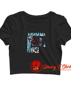 Vintage Supreme Liquid Swords Crop Top Shirt