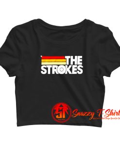 Vintage The Strokes Rock Band Crop Top Shirt