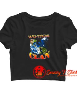 Vintage Wu Tang Clan Earth Logo Crop Top Shirt