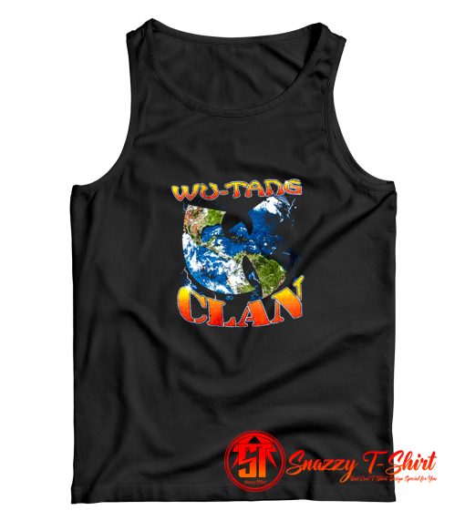 Vintage Wu Tang Clan Earth Logo Tank Top