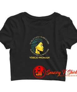 Virgo Woman The Soul Of A Witch Crop Top Shirt