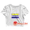 Visa Vagina Card Funny Parody Crop Top Shirt