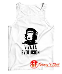 Viva La Evolucion Funny Evolution Che Guevara Monkey Tank Top