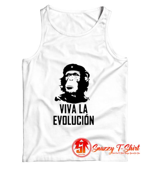 Viva La Evolucion Funny Evolution Che Guevara Monkey Tank Top