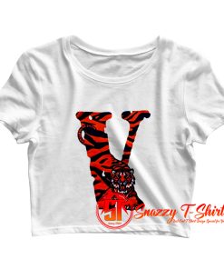 Vlone Pop Smoke Rare Tiger Crop Top Shirt