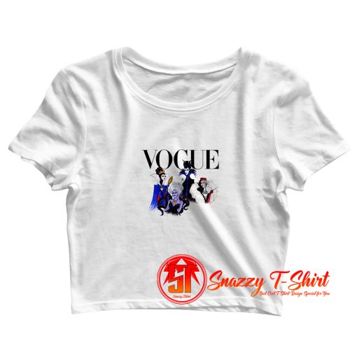 Vogue Villains Disney Crop Top Shirt