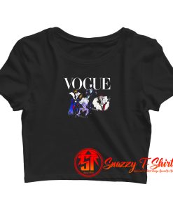 Vogue Villains Disney White Crop Top Shirt