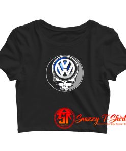 Volkswagen Grateful Dead For Car Lovers Crop Top Shirt