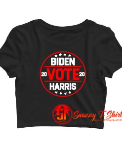 Vote Joe Biden For President Crop Top Shirt