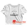 WHISKEY GLASSES MORGAN WALLEN Crop Top Shirt