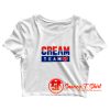 WT Cream Team Crop Top Shirt