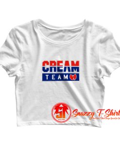 WT Cream Team Crop Top Shirt