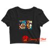 WW 1984 Truth Love And Justice Girls Crop Top Shirt