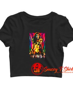 WW 84 Golden Warrior Wonder Woman Crop Top Shirt