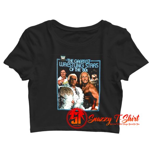 WWE WWF The Greatest Crop Top Shirt