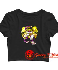 Wa rio Clan Mario Game Hip Hop Swag Crop Top Shirt