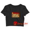 Warning May Contain Vodka Crop Top Shirt