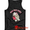 Wash Your Hands Goth Skeleton Praying Quarantine Tank Top