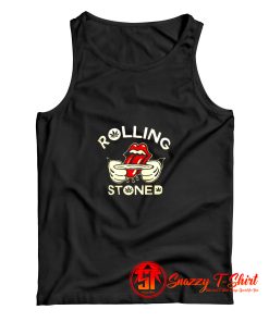 Weed Marijuana Rolling Stoned Pot Tank Top