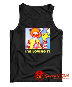 Weed Smoking Clown Tank Top