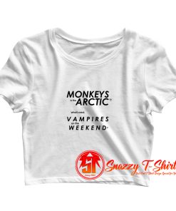 Weekends Band Crop Top Shirt